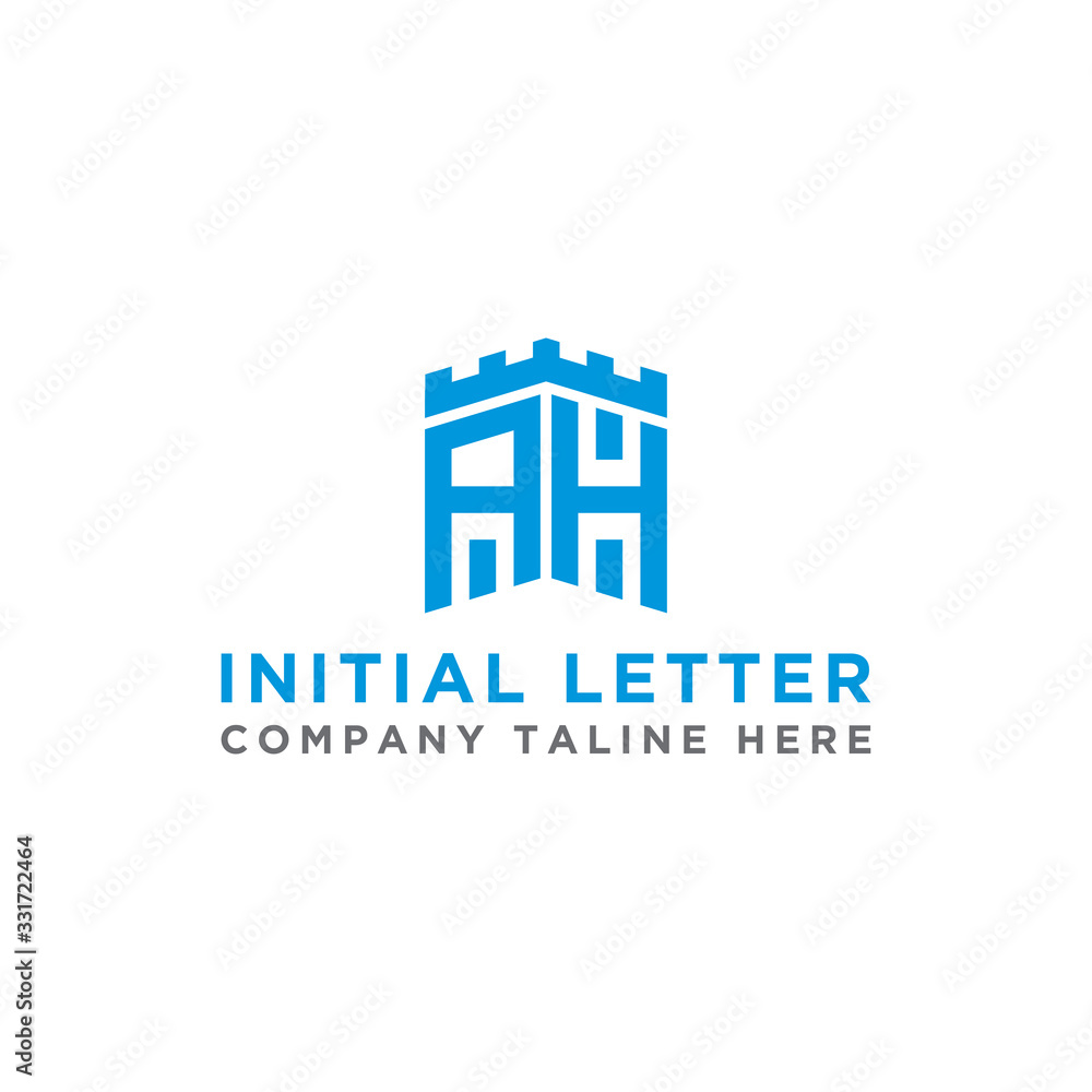 Inspiring logo design Set, for companies from the initial letters of the AH logo icon. -Vectors Inspiring logo design Set, for companies from the initial letters of the AH logo icon. -Vectors