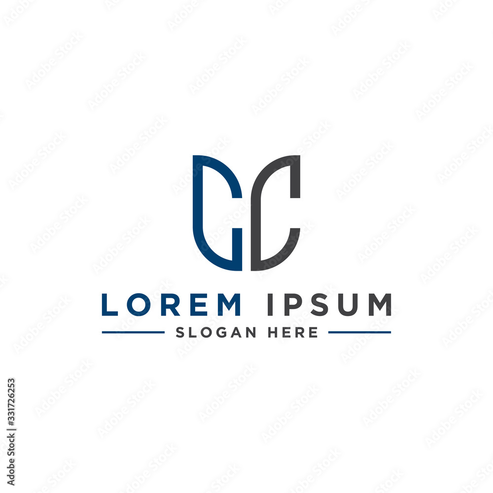 Inspiring logo design Set, for companies from the initial letters of the CC logo icon. -Vectors Inspiring logo design Set, for companies from the initial letters of the CC logo icon. -Vectors