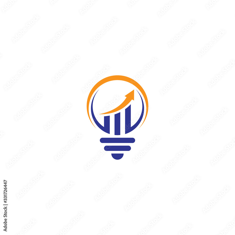 Financial idea Logo Design Template Financial idea Logo Design Template