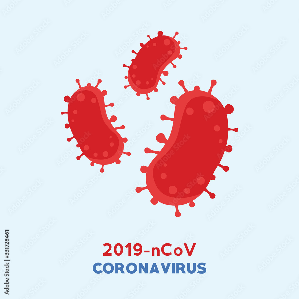 Danger Corona Virus Vector Illustration Danger Corona Virus Vector Illustration