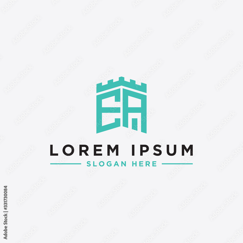 Inspiring logo design Set, for companies from the initial letters of the EA logo icon. -Vectors Inspiring logo design Set, for companies from the initial letters of the EA logo icon. -Vectors