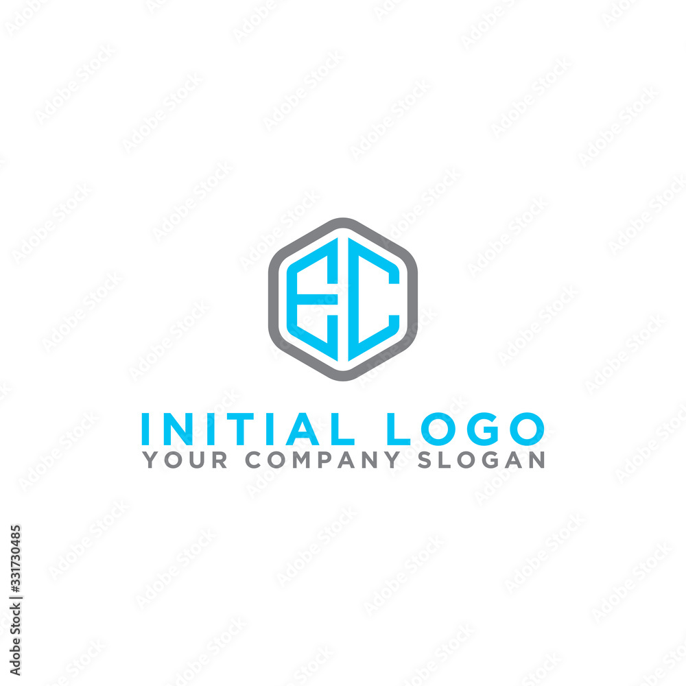 Inspiring logo design Set, for companies from the initial letters of the EC logo icon. -Vectors Inspiring logo design Set, for companies from the initial letters of the EC logo icon. -Vectors