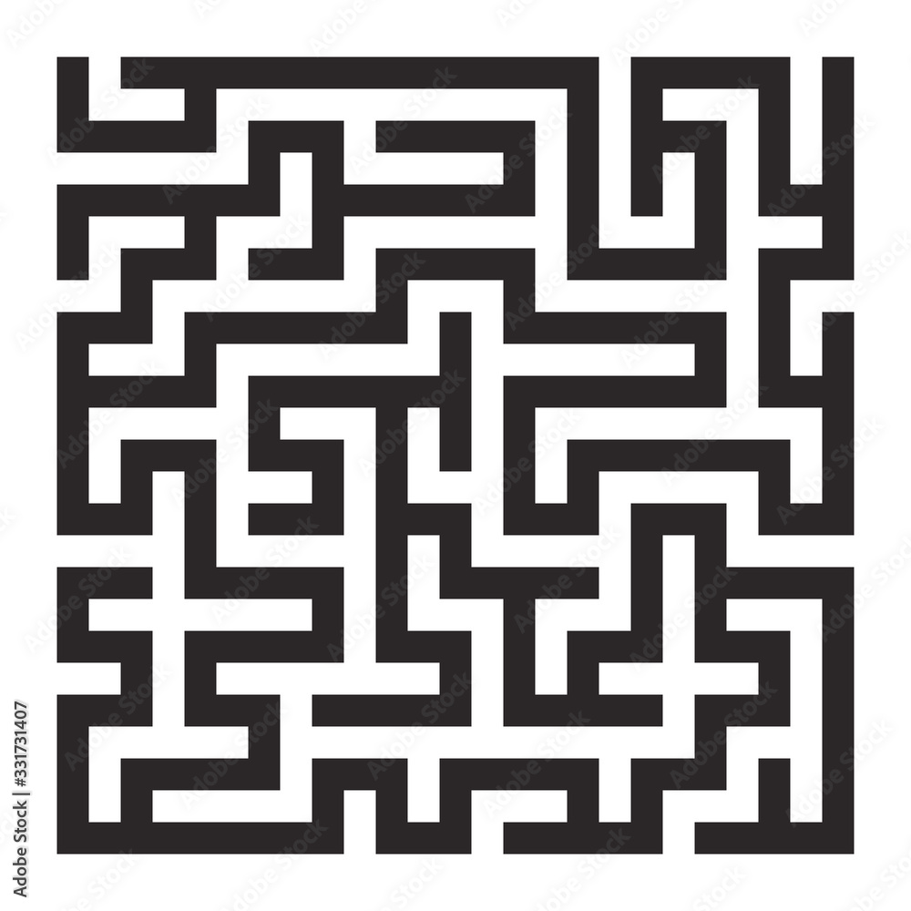abstract maze line pattern.group of square pattern on white background.geometric graphic design pattern style. abstract maze line pattern.group of square pattern on white background.geometric graphic design pattern style.