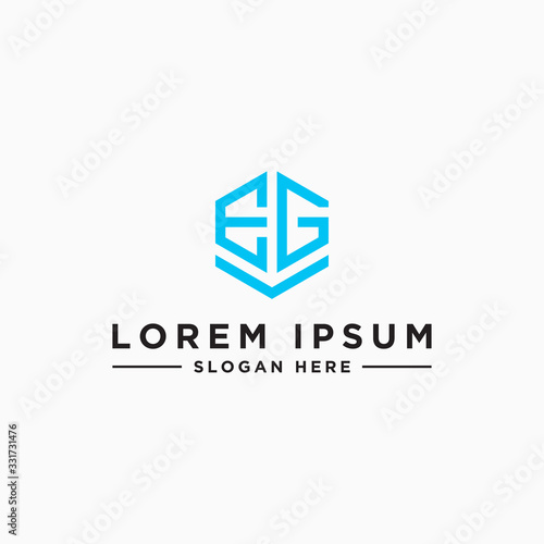 Free Download Inspiring logo design Set, for companies from the initial letters of the EG logo icon. -Vectors - GFXLoad