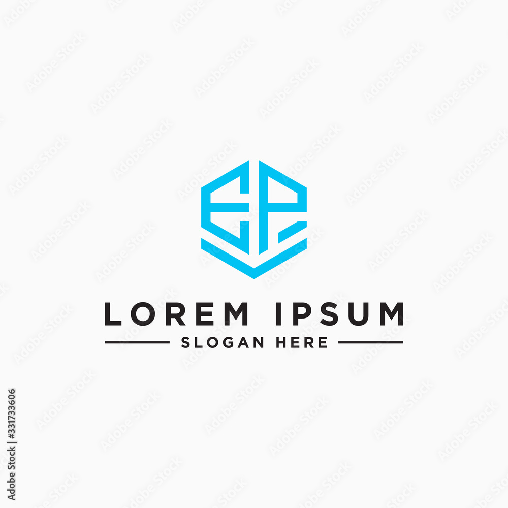 Inspiring logo design Set, for companies from the initial letters of the EP logo icon. -Vectors Inspiring logo design Set, for companies from the initial letters of the EP logo icon. -Vectors