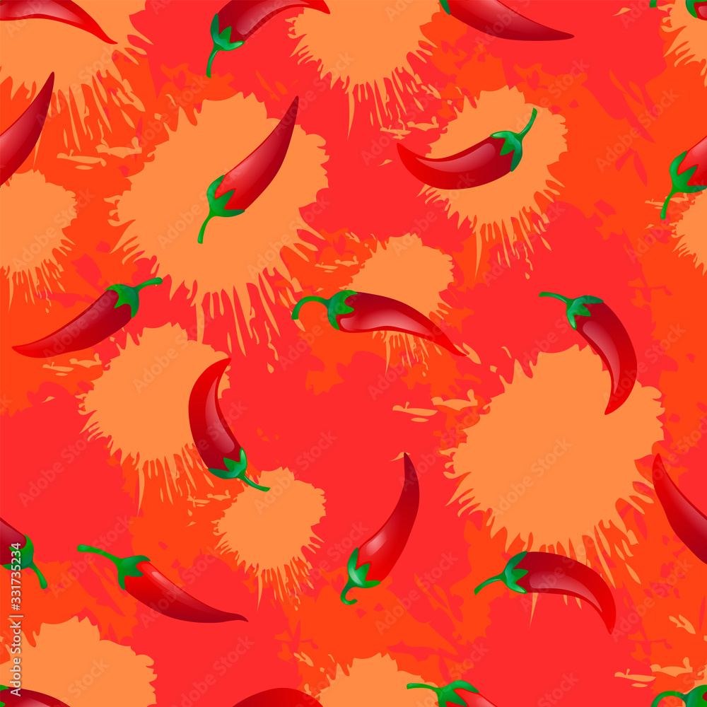 Pepper seamless pattern Pepper seamless pattern