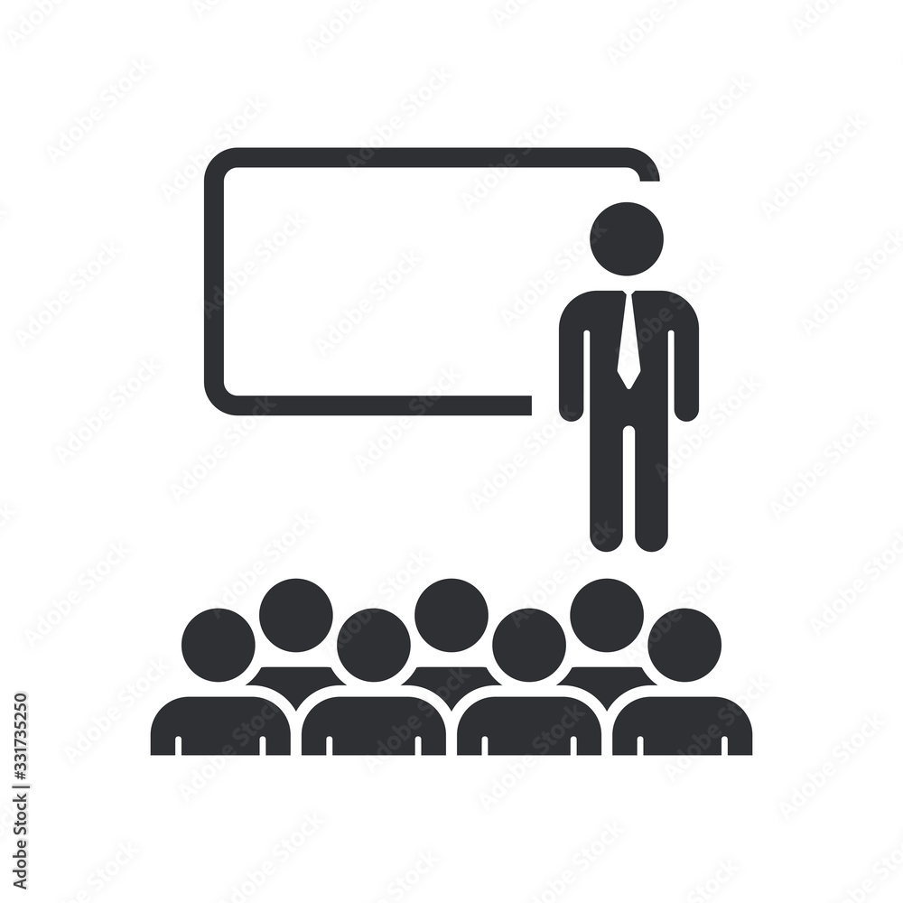 Business Presentation Icon. Contains such Presenter. Teacher, Audience and more. Training, presentation icon Business Presentation Icon. Contains such Presenter. Teacher, Audience and more. Training, presentation icon