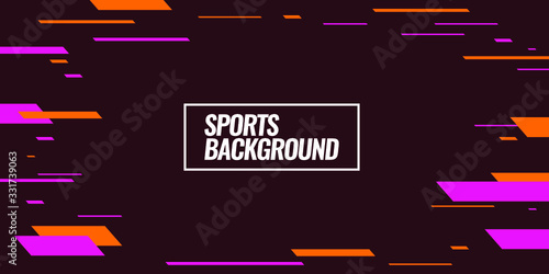 Modern colored background for sports