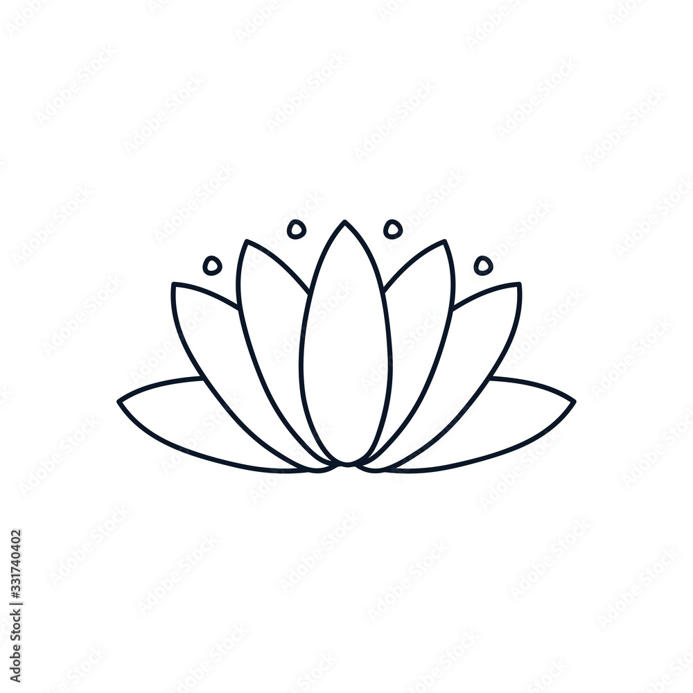 lotus flower icon, line style, minimalist tattoo concept lotus flower icon, line style, minimalist tattoo concept