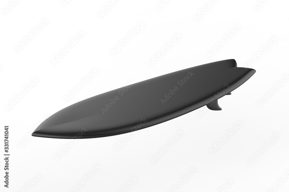 Blank surfboard for mock up and design, 3d render illustration. Blank surfboard for mock up and design, 3d render illustration.