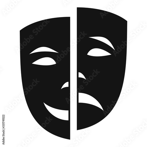 NAME icon. Simple illustration of personality disorder vector icon for web design isolated on white background