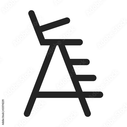 Outline Icon - Lifeguard chair