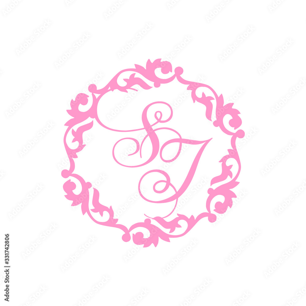 monogram SJ monogram SJ