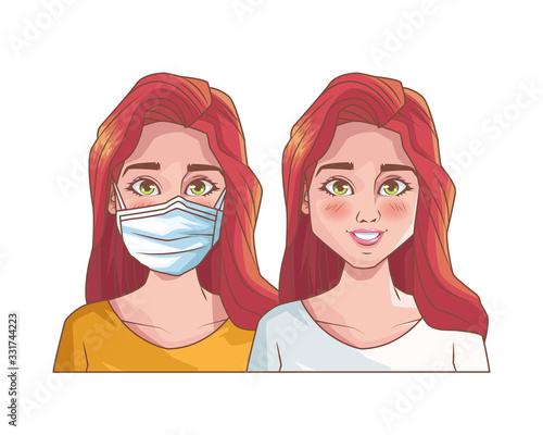 young girls with mouth cap medical accessory