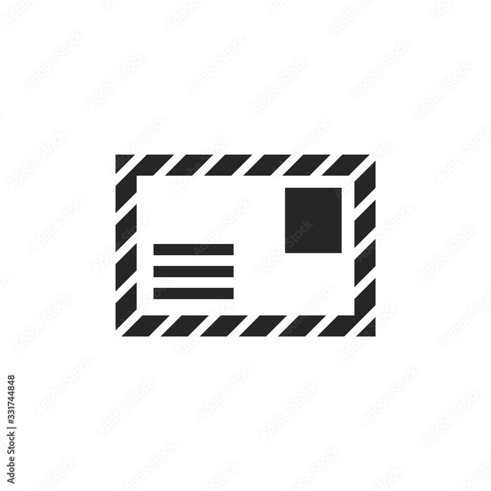 Fototapeta premium Outline Icon - Envelope