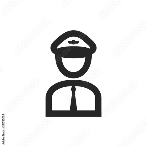 Outline Icon - PIlot avatar