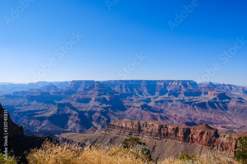 View on grand canyon and mountains