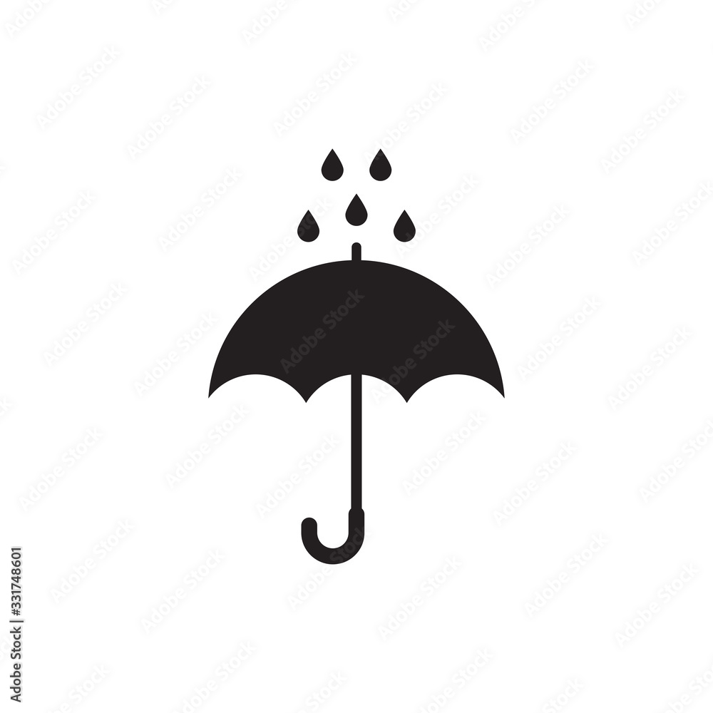 umbrella vector icon, umbrella icon in trendy flat style umbrella vector icon, umbrella icon in trendy flat style