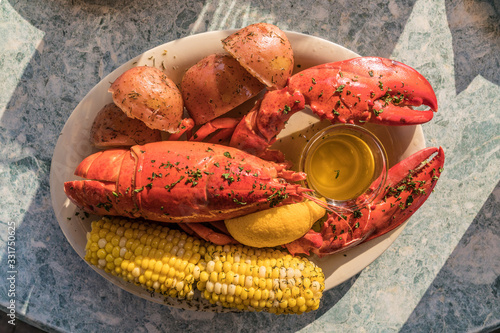 Maine Lobster dinner.