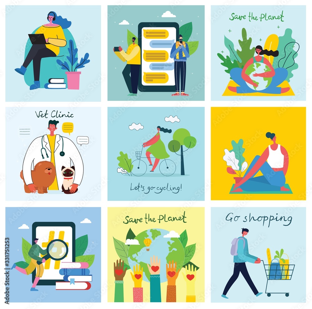 Stay mobile, be social! Connection background with man with laptop and smartphones. Chat, email messaging, sms, mobile concepts for web sites, web banners in modern flat design Stay mobile, be social! Connection background with man with laptop and smartphones. Chat, email messaging, sms, mobile concepts for web sites, web banners in modern flat design