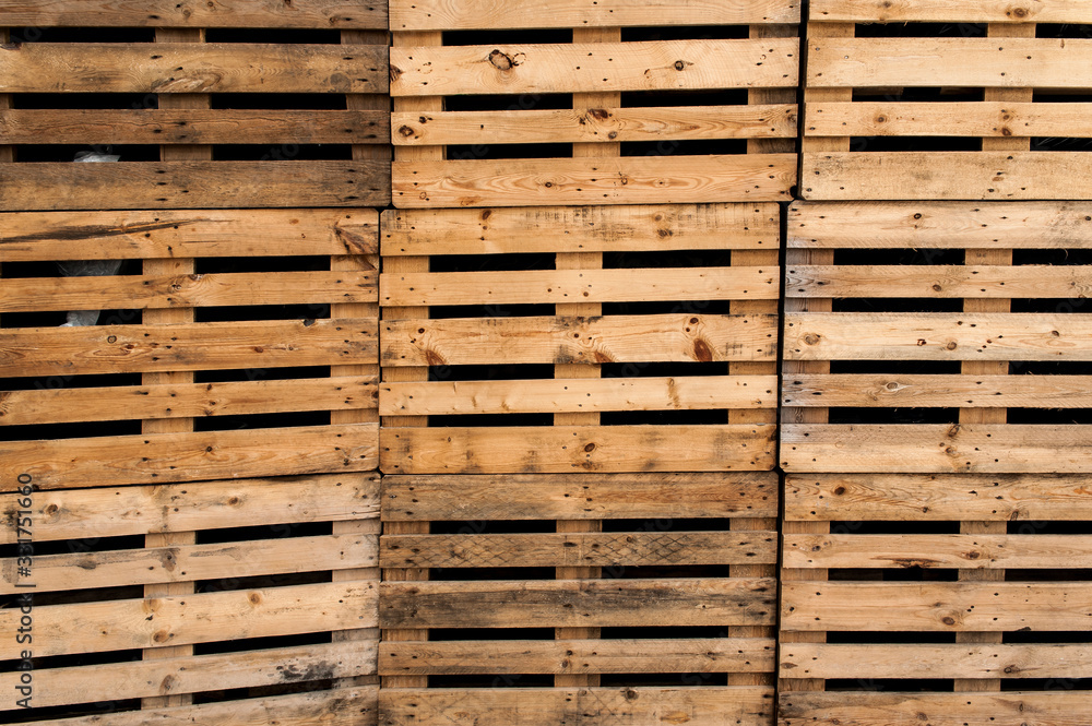 Abstract old wooden pallets background Abstract old wooden pallets background