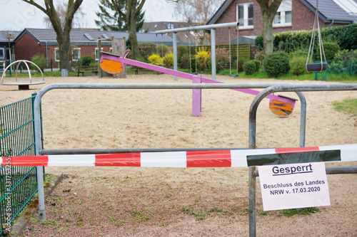 Spielplatz Gesperrt