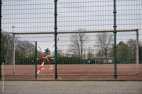 Sportplatz Gesperrt