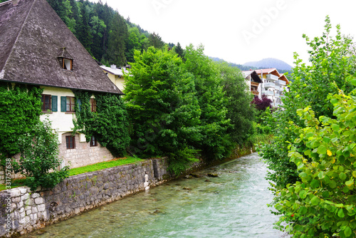 Schilderij op canvas Scenic summer view of Heiligenblut village, Austria