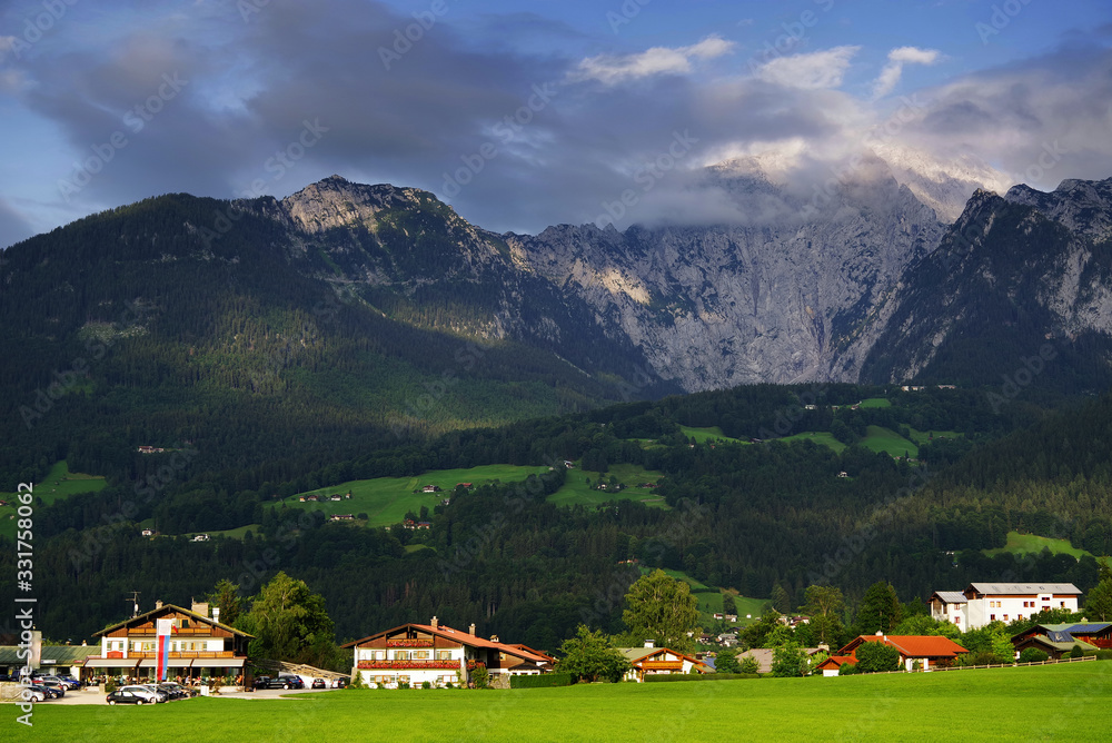 Berchtesgaden resort in Bavaria, Germany, Europe
