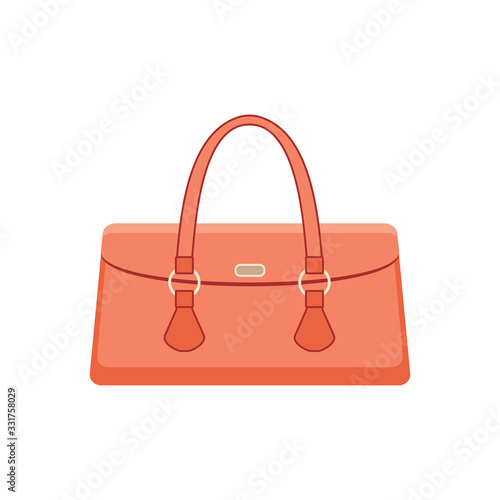 Women bag on a white background