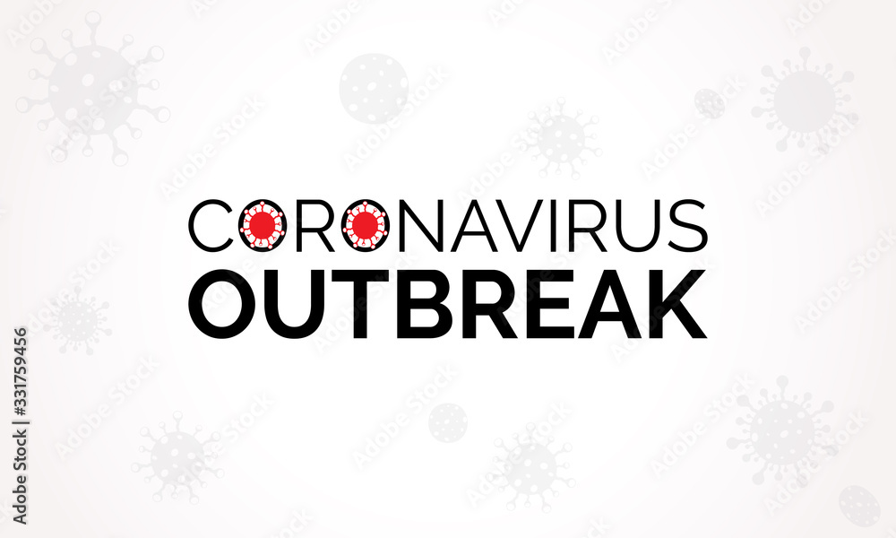Coronavirus disease (COVID-19) Typography Design. 2019-nCov / Novel Coronavirus Logo Typography Vector Template. Coronavirus disease (COVID-19) Typography Design. 2019-nCov / Novel Coronavirus Logo Typography Vector Template.