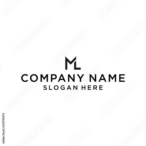 lm logo icon design vector