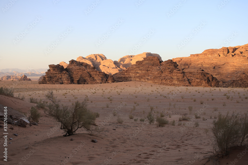 Fototapeta premium Wadi Rum,Jordan Tourist Reserve 