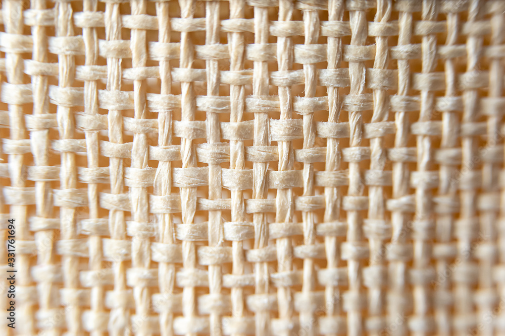 wavy wicker straw mat close-up macro texture wavy wicker straw mat close-up macro texture