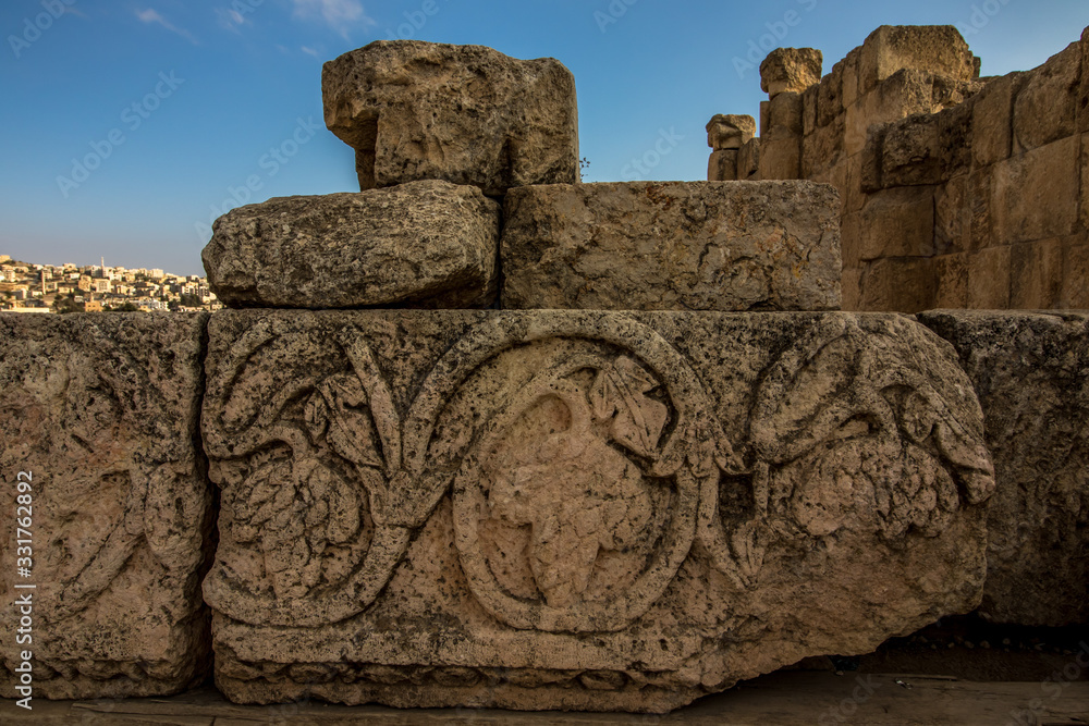 Roman city of Jerash in Jordan 