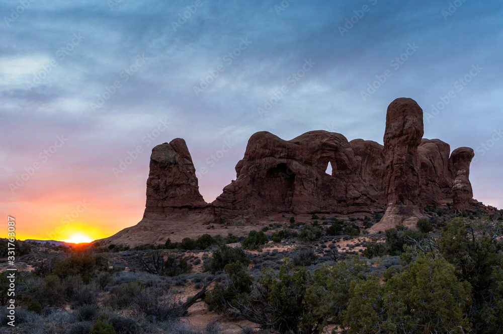 Arches Sunset