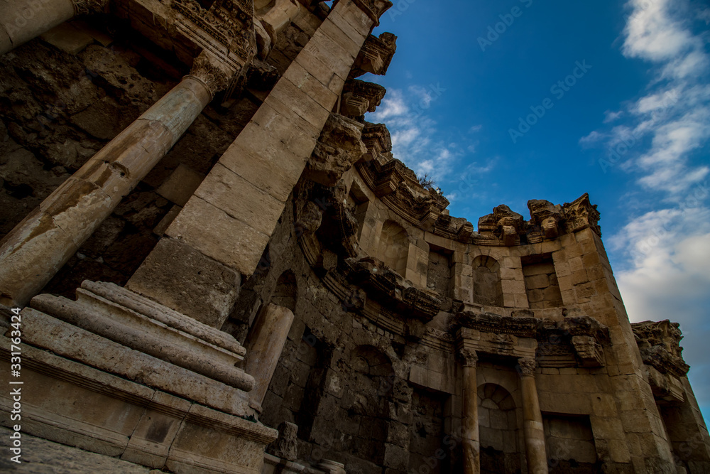 Roman city of Jerash in Jordan 