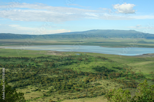 Magadi Lake in Ngorongoro Crater, Tanzania