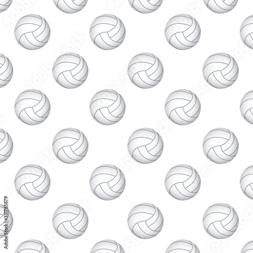 volleyball balloons sport equipment pattern
