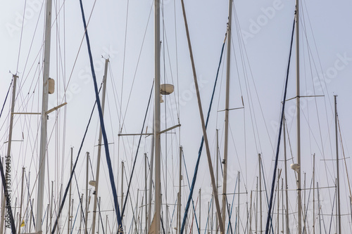 Marina with yachts in Herzliya