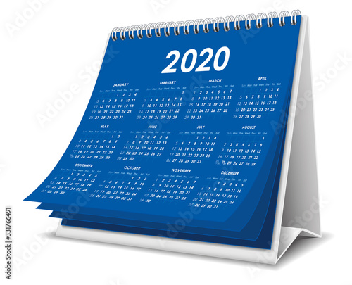 Desktop 2020 calendar