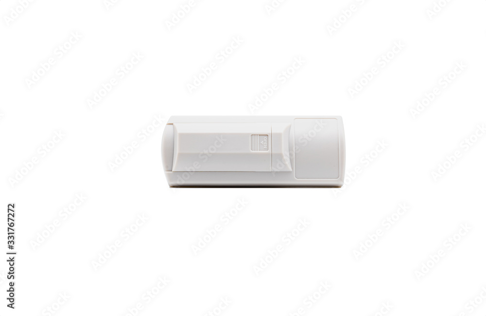 The Backside Remote Control Vacuum Cleaner Has a digital face White background and isolated The Backside Remote Control Vacuum Cleaner Has a digital face White background and isolated