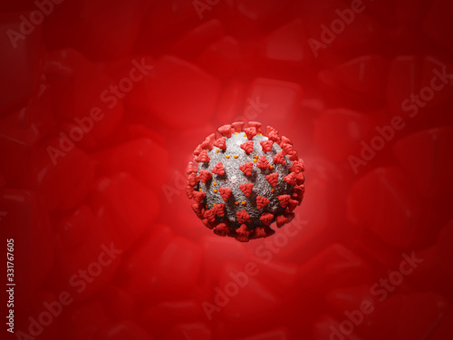 Covid-19 Coronavirus cell pandemic virus