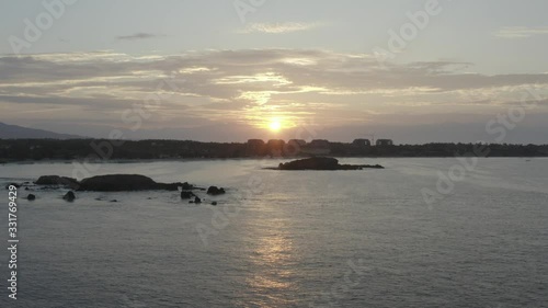 Atardecer en la playa HD