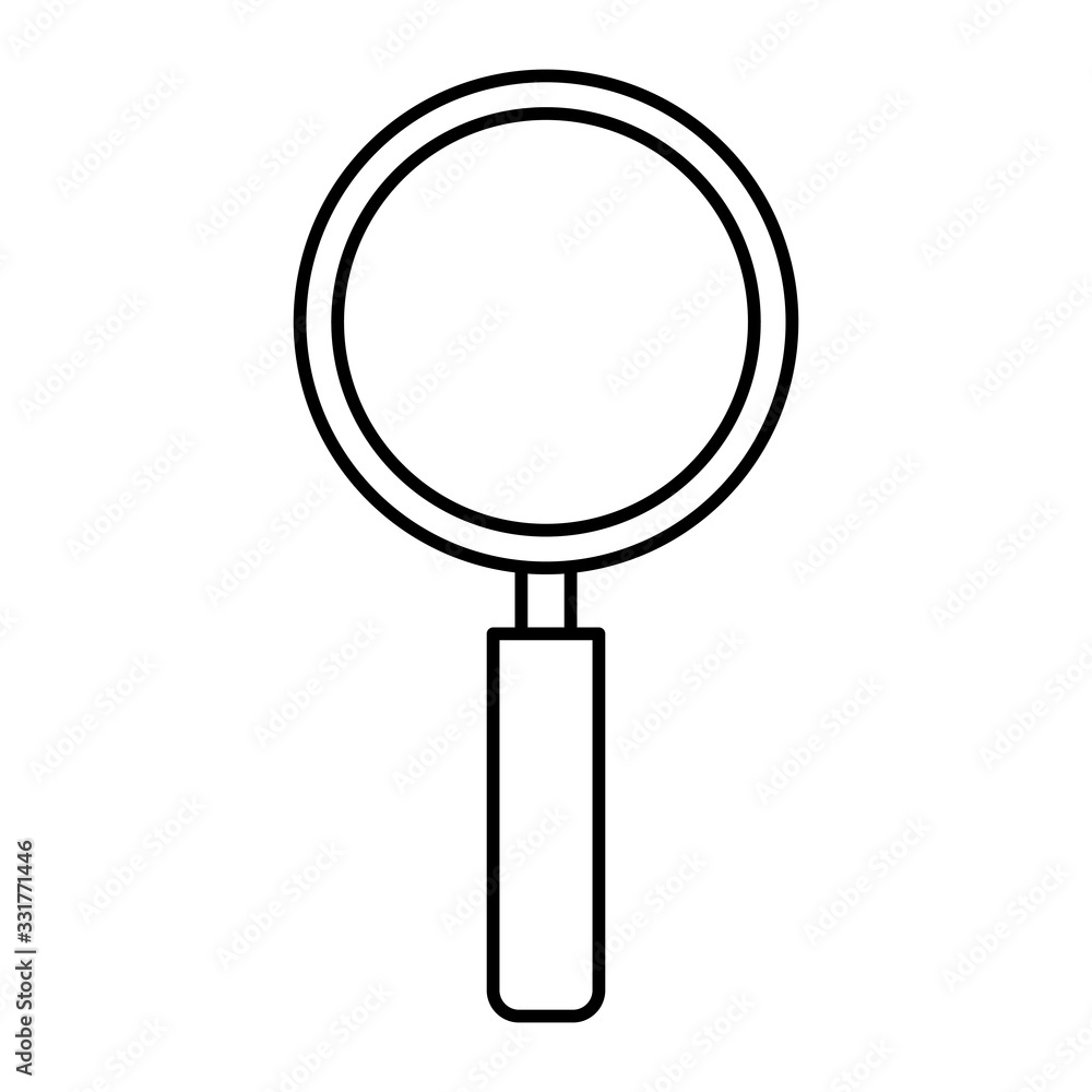 magnifying glass instrument isolated icon vector illustration design magnifying glass instrument isolated icon vector illustration design