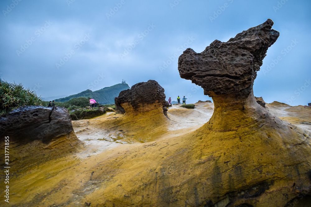 geological phenomena in the north of Taiwan