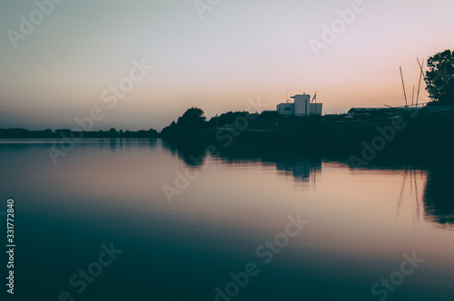 Sunset on lake © Alexander