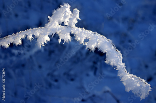 Winterlandschaft, Schnee, Frost, Landschaft, Himmel, 