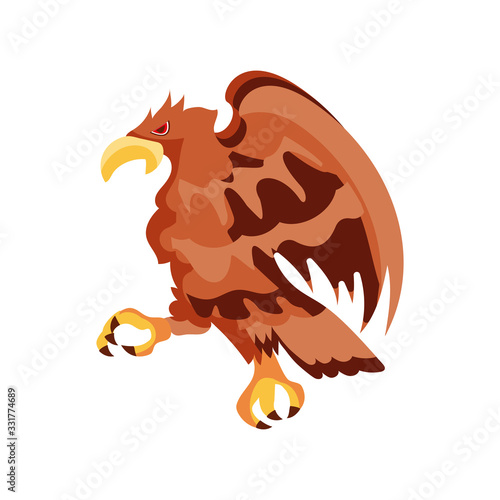 coat of arms of mexico on white background