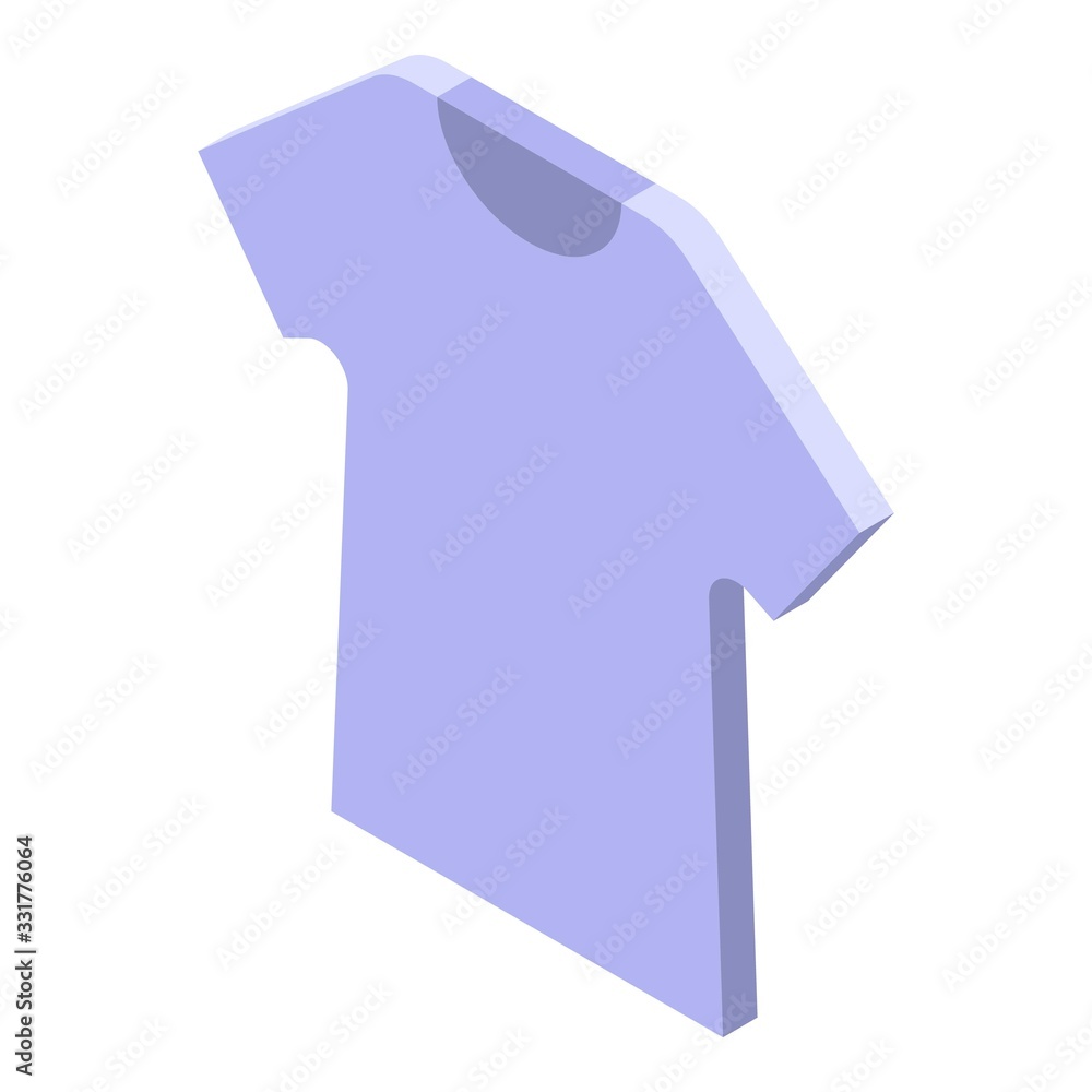 Baby tshirt icon. Isometric of baby tshirt vector icon for web design isolated on white background Baby tshirt icon. Isometric of baby tshirt vector icon for web design isolated on white background